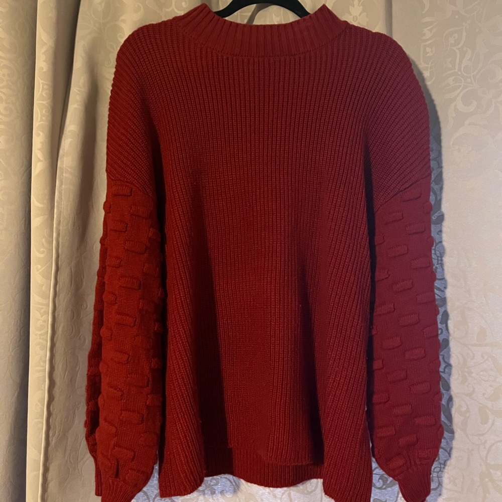 Red sweater